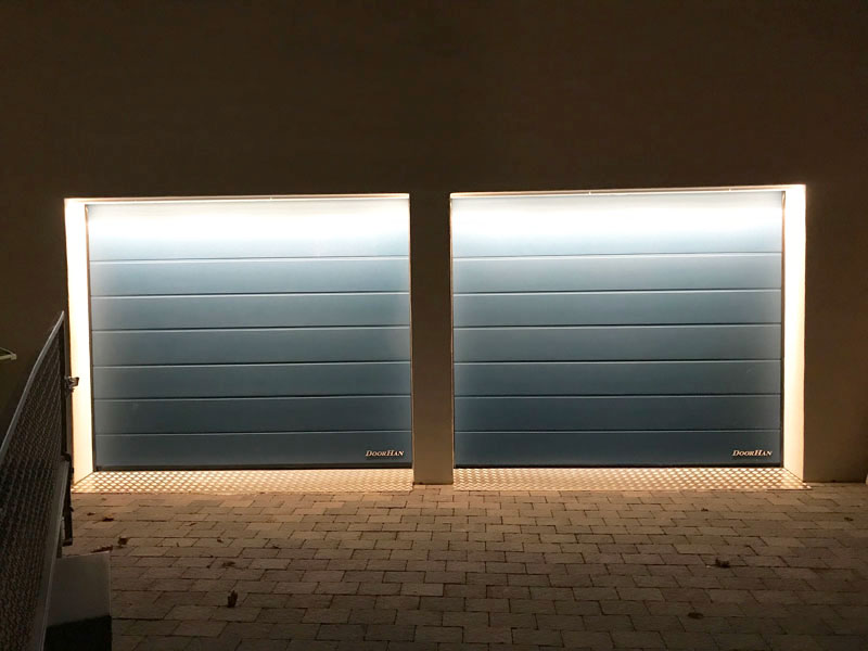 Led belysning i garageport