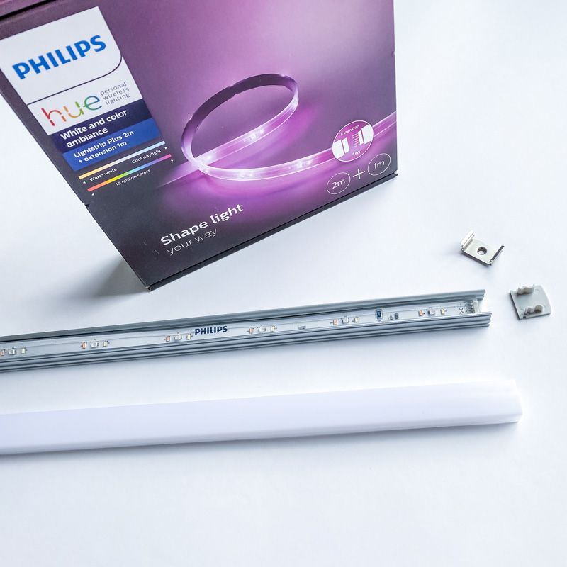 Philips Hue Lightstrip aluminiumprofil 21mm