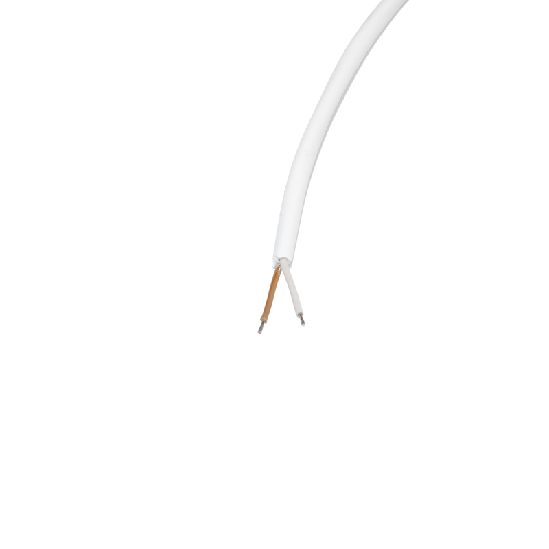 Kabel enkelfärg 2X0,25 - Vit