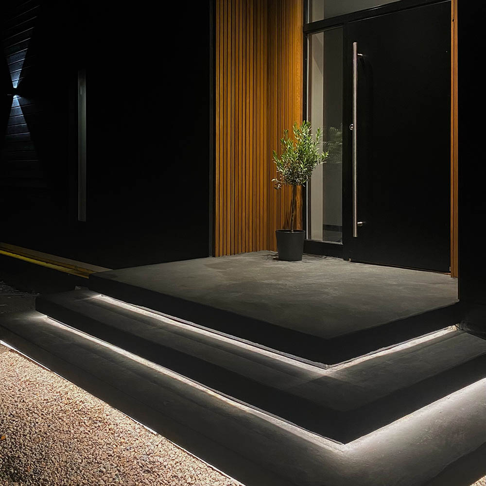 Trappa utomhus ledstrip belysning