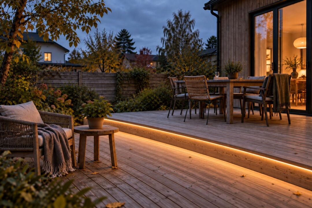 Trall tradack belysning ledstrip ledlist